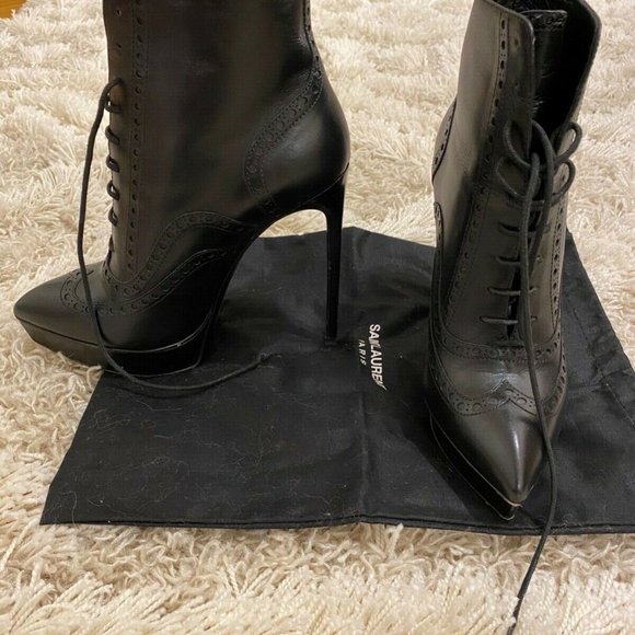 Yves Saint Laurent Shoes - Saint Laurent Harness Belt Booties